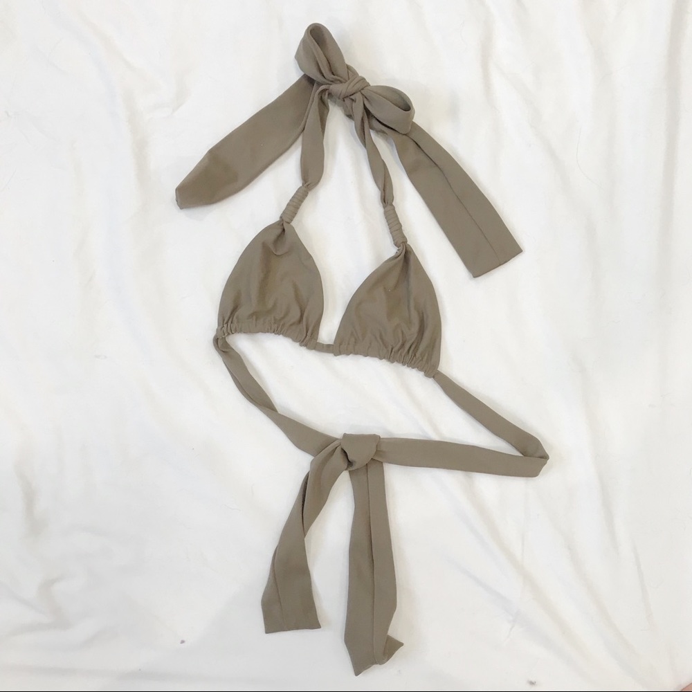 ACACIA PLUMERIA Triangle Bikini Top